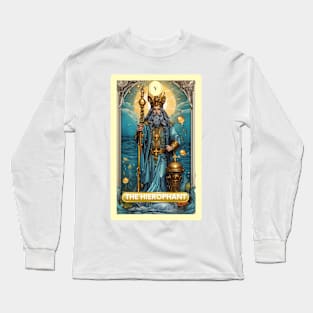 Mermaid Tarot The Hierophant Card Long Sleeve T-Shirt